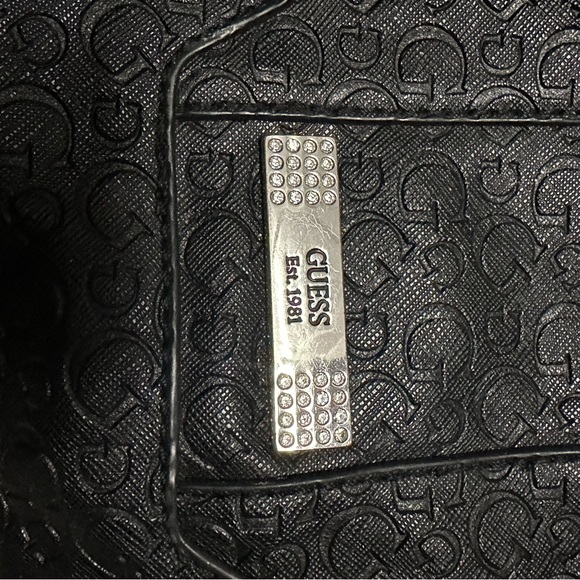 Guess Black Embossed Crossbody Bag - Picture 2 of 8